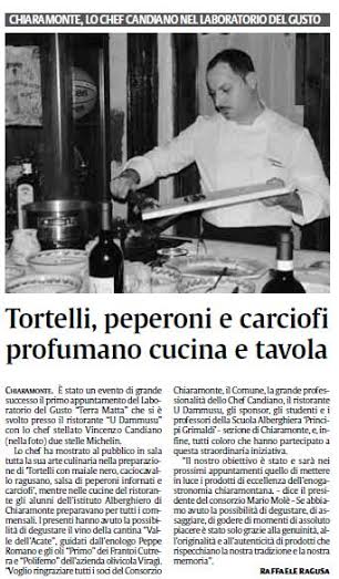 Al momento stai visualizzando La Sicilia – Tortelli peperoni e carciofi profumano cucina e tavola